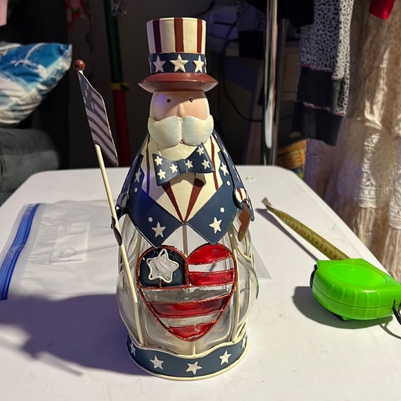 Kohl's Holiday Uncle Sam Candle Holder Kohls 1 Inches T 45 Inches W